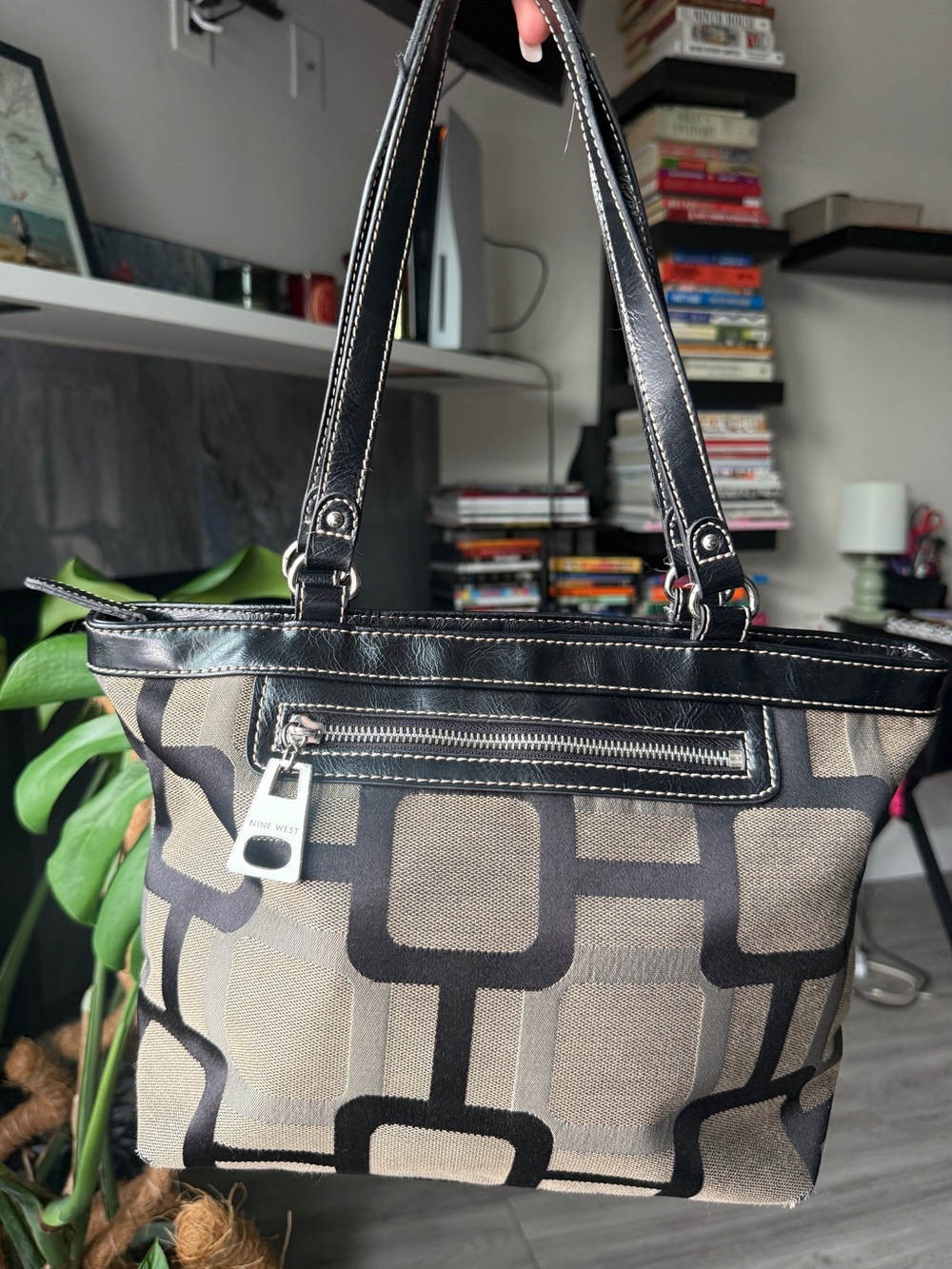 Nine West Small Canvas Tote Bag